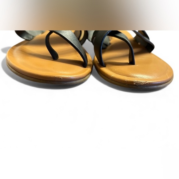 ALDO Minimalist Black Toe Loop Slide Sandals Women’s Size 7 - Picture 5 of 6